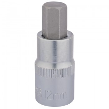 Hexagonal Socket Bits, 1/2&rdquo; Sq. Dr., 12mm