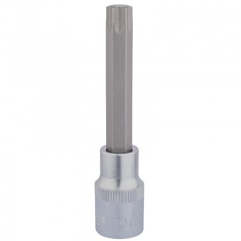 Draper TX-STAR® Socket Bit, 1/2” Sq. Dr., T55 x 100mm Draper TX-STAR® Socket Bit, 1/2” Sq. Dr., T55 x 100mm