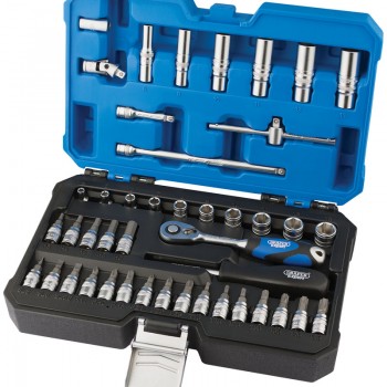 Metric Socket Set, 1/4” Sq. Dr. (44 Piece) Metric Socket Set, 1/4” Sq. Dr. (44 Piece)