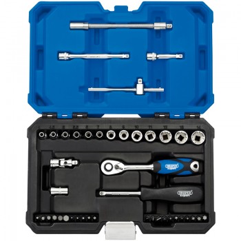 Multi-Drive® Metric Socket Set, 1/4” Sq. Dr. (43 Piece) Multi-Drive® Metric Socket Set, 1/4” Sq. Dr. (43 Piece)