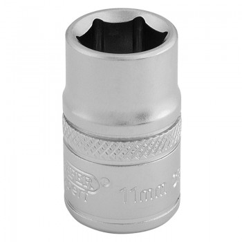 6 Point Metric Socket, 3/8&rdquo; Sq. Dr., 11mm