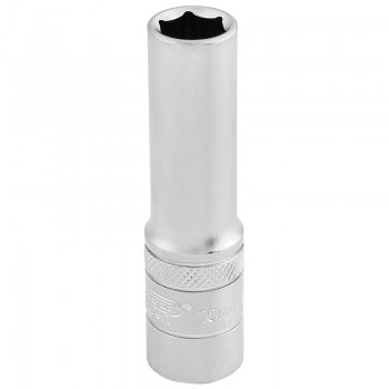 6 Point Metric Deep Socket, 3/8” Sq. Dr., 10mm 6 Point Metric Deep Socket, 3/8” Sq. Dr., 10mm