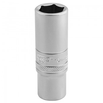 6 Point Metric Deep Socket, 3/8” Sq. Dr., 15mm 6 Point Metric Deep Socket, 3/8” Sq. Dr., 15mm