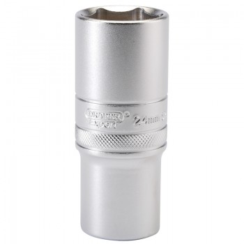 6 Point Metric Deep Socket, 1/2” Sq. Dr., 24mm 6 Point Metric Deep Socket, 1/2” Sq. Dr., 24mm