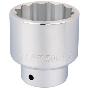12 Point Socket, 3/4&rdquo; Sq. Dr., 50mm