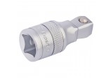 Satin Chrome Wobble Extension Bar, 1/2&rdquo; Sq. Dr., 50mm