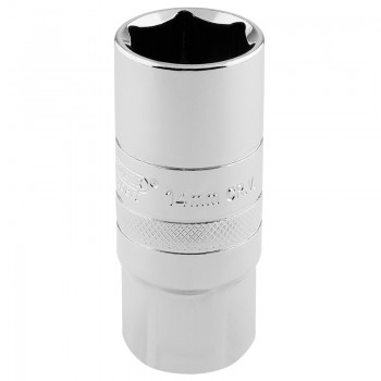 14mm Thread 6 Point Spark Plug Socket, 1/2” Sq. Dr., 21mm 14mm Thread 6 Point Spark Plug Socket, 1/2” Sq. Dr., 21mm