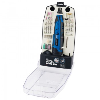 Draper Storm Force 10.8V Power Interchange Rotary Multi-Tool Kit, 1 x 1.5Ah Battery, 1 x Charger (50 Piece) Draper Storm Force 10.8V Power Interchange Rotary Multi-Tool Kit, 1 x 1.5Ah Battery, 1 x Charger (50 Piece)