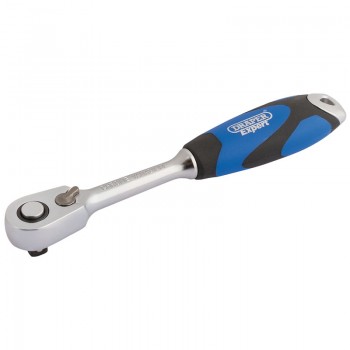 60 Tooth Micro Head Reversible Soft Grip Ratchet, 1/4” Sq. Dr. 60 Tooth Micro Head Reversible Soft Grip Ratchet, 1/4” Sq. Dr.