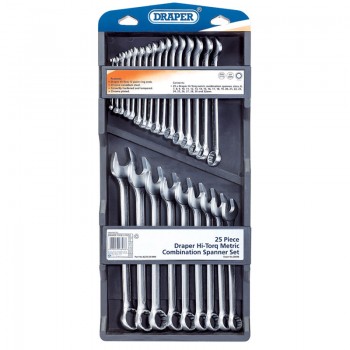 Draper HI-TORQ® Metric Combination Spanner Set (25 Piece) Draper HI-TORQ® Metric Combination Spanner Set (25 Piece)