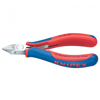 Knipex 77 32 115 Flush Electronics Diagonal Cutters, 115mm Knipex 77 32 115 Flush Electronics Diagonal Cutters, 115mm