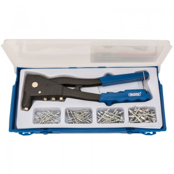 Hand Riveter Kit for Aluminium Rivets, 1 x Case Hand Riveter Kit for Aluminium Rivets, 1 x Case