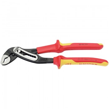 Knipex Alligator® 88 08 250UKSBE VDE Fully Insulated Waterpump Pliers, 250mm Knipex Alligator® 88 08 250UKSBE VDE Fully Insulated Waterpump Pliers, 250mm