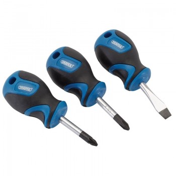 Stubby Soft Grip Screwdriver Set (3 Piece) Stubby Soft Grip Screwdriver Set (3 Piece)