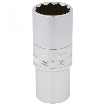 HI-TORQ® 12 Point Deep Socket, 1/2” Sq. Dr., 24mm HI-TORQ® 12 Point Deep Socket, 1/2” Sq. Dr., 24mm