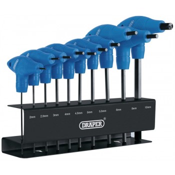 Metric T-Handle Hex Key Set (10 Piece) Metric T-Handle Hex Key Set (10 Piece)