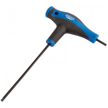 Soft Grip &rsquo;T&rsquo; Handle Hexagon and Ball End Key, 2.5mm