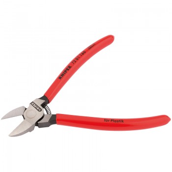 Knipex 72 01 160SB 160mm Diagonal Side Cutter for Plastics or Lead Only Knipex 72 01 160SB 160mm Diagonal Side Cutter for Plastics or Lead Only