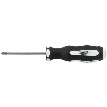 ’Pound Thru’ Cross Slot Soft Grip Screwdriver, No.2 x 100mm ’Pound Thru’ Cross Slot Soft Grip Screwdriver, No.2 x 100mm