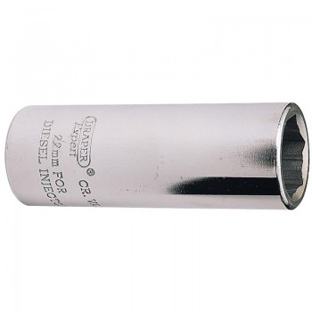 Diesel Injector Socket, 1/2” Sq. Dr., 22mm Diesel Injector Socket, 1/2” Sq. Dr., 22mm
