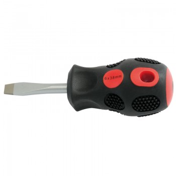 Plain Slot Flared Tip Screwdriver, 6 x 38mm (Sold Loose) Plain Slot Flared Tip Screwdriver, 6 x 38mm (Sold Loose)