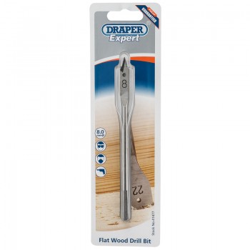 Flat Wood Bit, 8mm