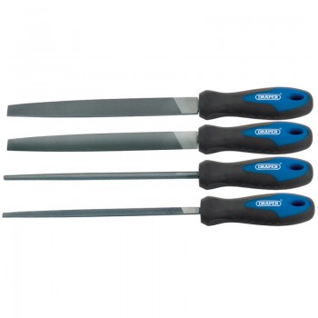 Soft Grip Engineer’s File Set, 200mm (4 Piece) Soft Grip Engineer’s File Set, 200mm (4 Piece)