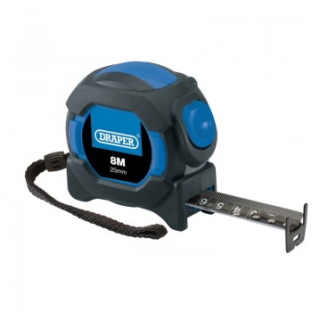 Auto Lock Measuring Tape, 8m/26ft, 25mm Auto Lock Measuring Tape, 8m/26ft, 25mm