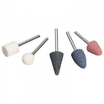 Shank Mounted Grinding Point Set, 1/8&rdquo; (5 Piece)