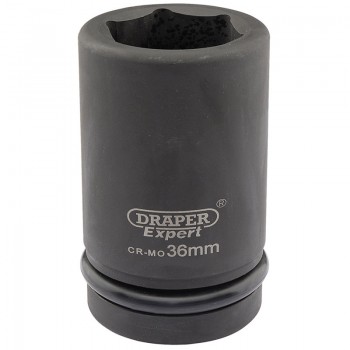 Expert HI-TORQ® 6 Point Deep Impact Socket, 1” Sq. Dr., 36mm Expert HI-TORQ® 6 Point Deep Impact Socket, 1” Sq. Dr., 36mm