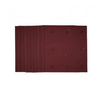 1/4 Sanding Sheets with Hook and Loop, 115 x 105mm, 120 Grit (Pack of 10) 1/4 Sanding Sheets with Hook and Loop, 115 x 105mm, 120 Grit (Pack of 10)