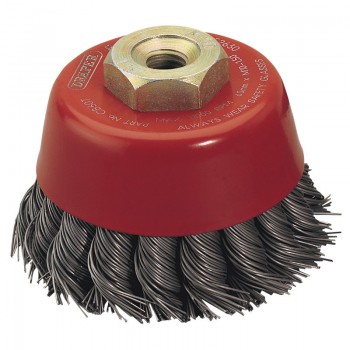 Twist Knot Wire Cup Brush, 60mm, M10 Twist Knot Wire Cup Brush, 60mm, M10