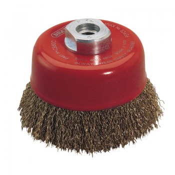 Draper Expert Crimped Wire Cup Brush, 80mm, M14 Draper Expert Crimped Wire Cup Brush, 80mm, M14