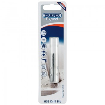 2.05mm HSS Twist Drill for 2.5 x 0.45 Taps