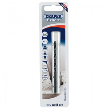 5.0mm HSS Twist Drill for 6 x 1.0 Taps