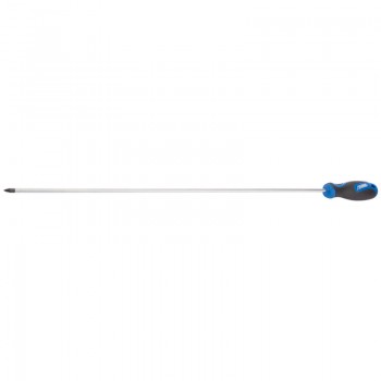 Extra Long Reach Soft Grip PZ Type Screwdriver, No.1 x 450mm Extra Long Reach Soft Grip PZ Type Screwdriver, No.1 x 450mm
