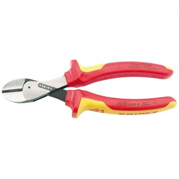 Knipex 73 08 160UKSBE VDE Fully Insulated ’ x Cut’ High Leverage Diagonal Side Cutters Knipex 73 08 160UKSBE VDE Fully Insulated ’ x Cut’ High Leverage Diagonal Side Cutters