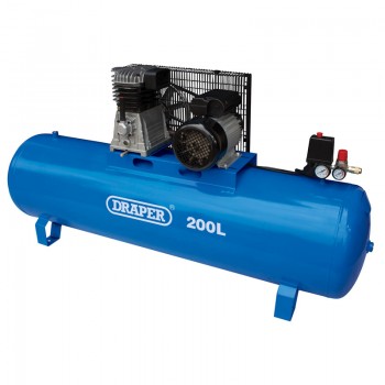 Stationary Belt-Driven Air Compressor, 200L, 2.2kW Stationary Belt-Driven Air Compressor, 200L, 2.2kW