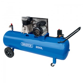 Belt-Driven Air Compressor, 200L, 2.2kW