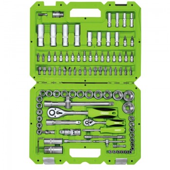 Metric Socket Set, 1/4” and 1/2” Sq. Dr. (100 Piece) Metric Socket Set, 1/4” and 1/2” Sq. Dr. (100 Piece)