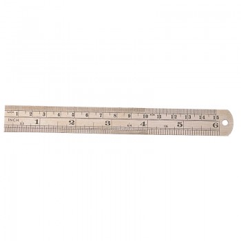Steel Rule, 150mm/6&rdquo;