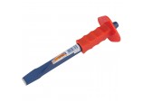 Octagonal Shank Cold Chisel with Hand Guard, 25 x 300mm (Sold Loose)