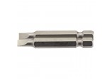 Plain Slot Insert Bit, 4.5mm, 1/4&rdquo; Hex, 50mm Long (Pack of 2)