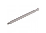 Cross Slot Insert Bit, 1/4” Hex, 100mm Long, No.1 (Pack of 1)