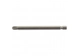 Cross Slot Insert Bit, 1/4” Hex, 100mm Long, No.3 (Pack of 1)