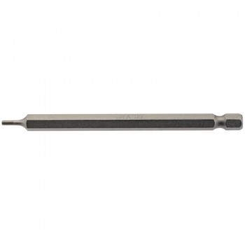 Hexagonal Insert Bit, 2mm, 1/4” Hex, 100mm Long (Pack of 1) Hexagonal Insert Bit, 2mm, 1/4” Hex, 100mm Long (Pack of 1)