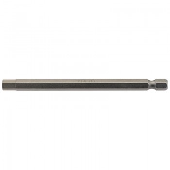 Hexagonal Insert Bit, 6mm, 1/4” Hex, 100mm Long (Pack of 1) Hexagonal Insert Bit, 6mm, 1/4” Hex, 100mm Long (Pack of 1)