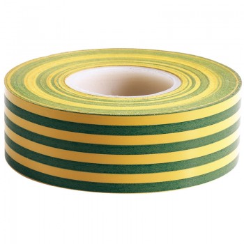 Insulation Earth Colour Tape, Green/Yellow