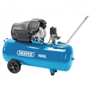 Direct Drive V-Twin Air Compressor, 100L, 2.2kW Direct Drive V-Twin Air Compressor, 100L, 2.2kW