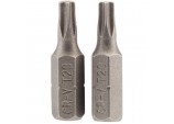 Draper TX-STAR® Insert Bit, 1/4” Hex, 25mm Long, T20 (Pack of 2)